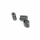 Cord End 11 mm inlet 5 mm Metal with Honeycomb Design B0002 Cord End 11 mm inlet 5 mm Metal with Honeycomb Design B0002