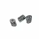 Cord End 11 mm inlet 5 mm Metal with Honeycomb Design B0002 Cord End 11 mm inlet 5 mm Metal with Honeycomb Design B0002