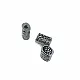 Cord End 11 mm inlet 5 mm Metal with Honeycomb Design B0002 Cord End 11 mm inlet 5 mm Metal with Honeycomb Design B0002