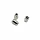 Metal Cord End length 10 mm entry 7 mm - 0,27" Lux Designed B0003