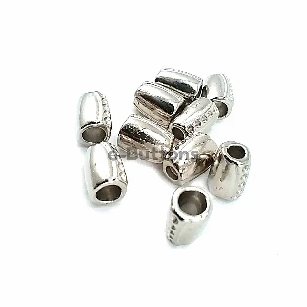 Metal Cord End length 10 mm entry 7 mm - 0,27" Lux Designed B0003