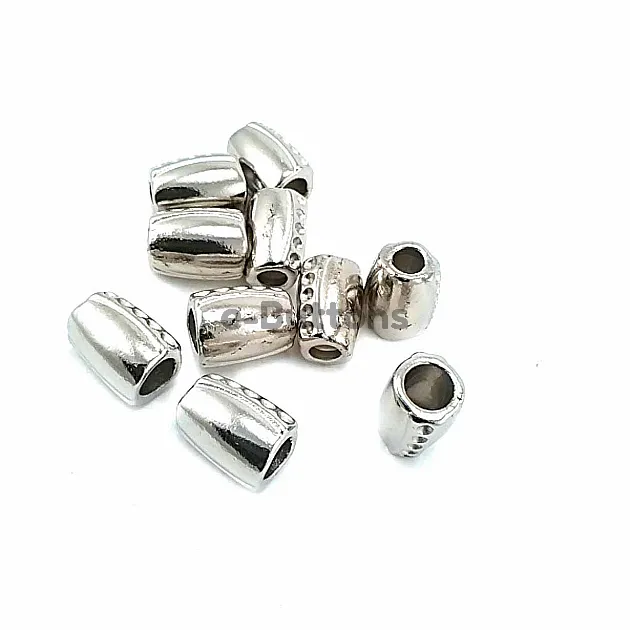 Metal Cord End length 10 mm entry 7 mm - 0,27" Lux Designed B0003