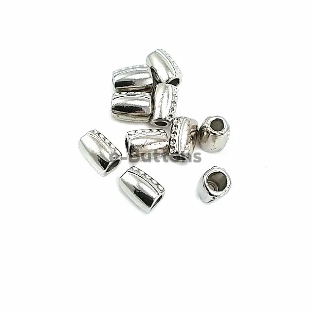 Metal Cord End length 10 mm entry 7 mm - 0,27" Lux Designed B0003