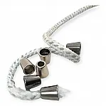 Bell Shape Cord End Length 12 mm Use Hole 6 mm - 0,24" B0004