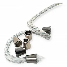 Bell Shape Cord End Length 12 mm Use Hole 6 mm - 0,24" B0004