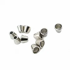 Cord End  Length 9 mm entry 4 mm - 0,16" B0005