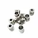 Metal Cord End Length 11 mm entry 7 mm Zigzag Perforated B0008