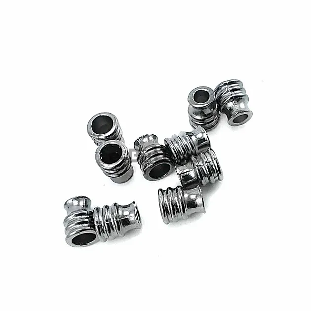 Cord End Length 8 mm inlet 5 mm Zamak Cord End B0010