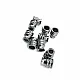 Cord End Length 8 mm inlet 5 mm Zamak Cord End B0010