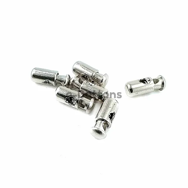 Sade Tasarımlı Metal Stoper 20 mm boylu 6 mm delikli B0014 Sade Tasarımlı Metal Stoper 20 mm boylu 6 mm delikli B0014