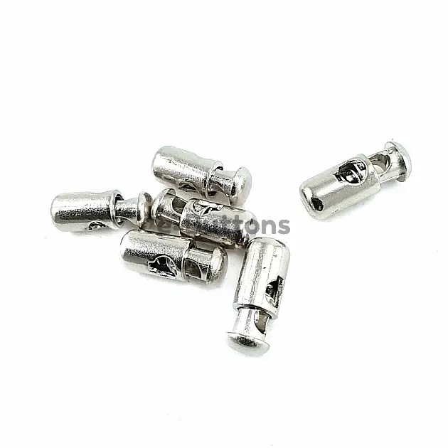 Sade Tasarımlı Metal Stoper 20 mm boylu 6 mm delikli B0014 Sade Tasarımlı Metal Stoper 20 mm boylu 6 mm delikli B0014
