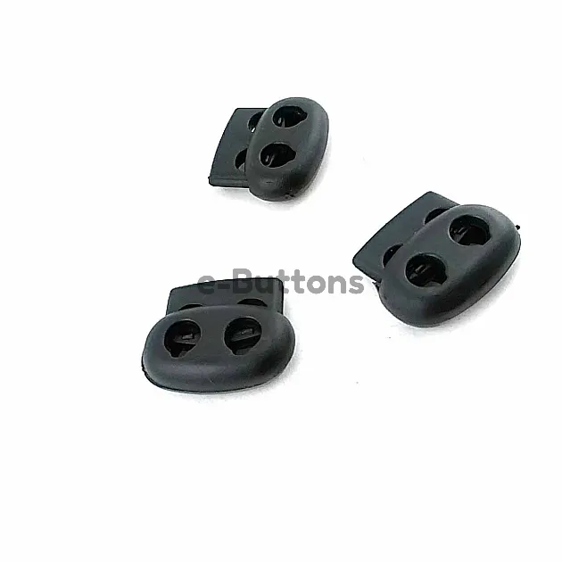 5 mm delik çapı Plastik 2 Delikli Stoper 19 x 22 mm boyutlu  B0015