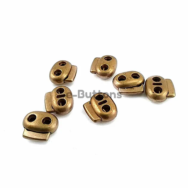 Plastic 2 Holes Stopper length 16 mm entries 5 mm B0016