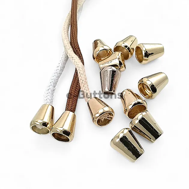 Cord End Bell Shape Cord Entry 6 mm / 0.27" Metal B0017