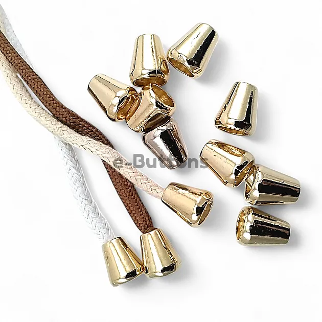 Cord End Bell Shape Cord Entry 6 mm / 0.27" Metal B0017
