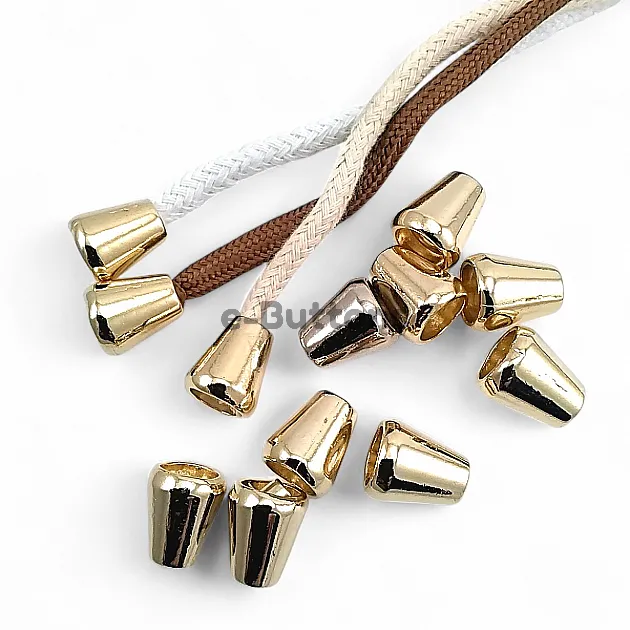 Cord End Bell Shape Cord Entry 6 mm / 0.27" Metal B0017