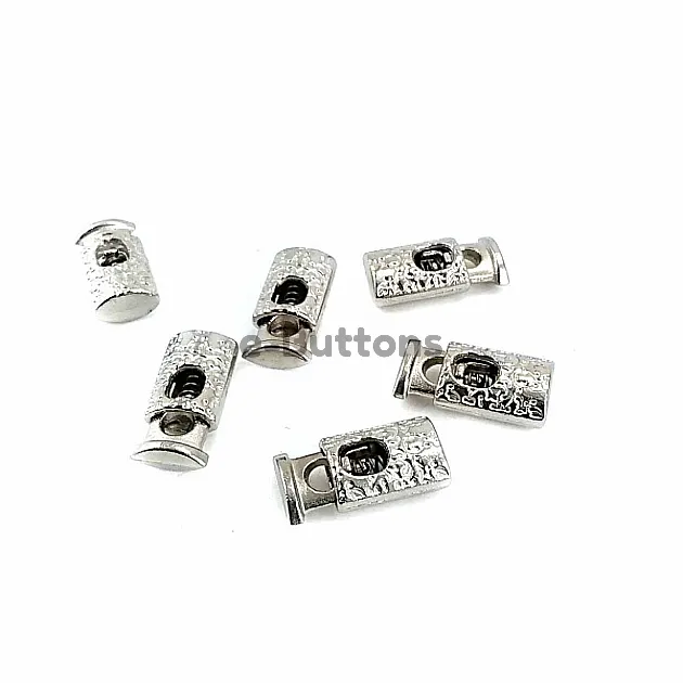 Tek Delikli Desenli  Metal Stoper 19 mm boylu 4 mm delik çaplı  B0023