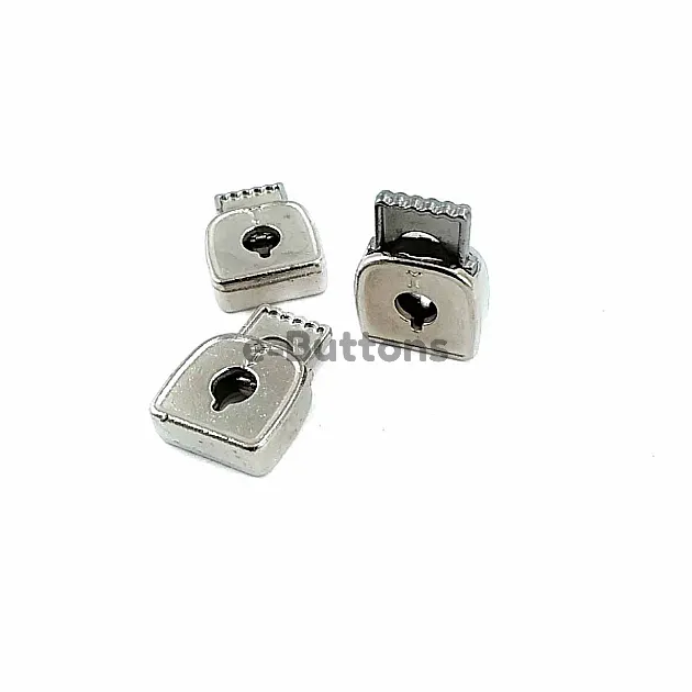 Metal Stopper Single Hole 23 x 17 mm tall 6 mm hole diameter B0024