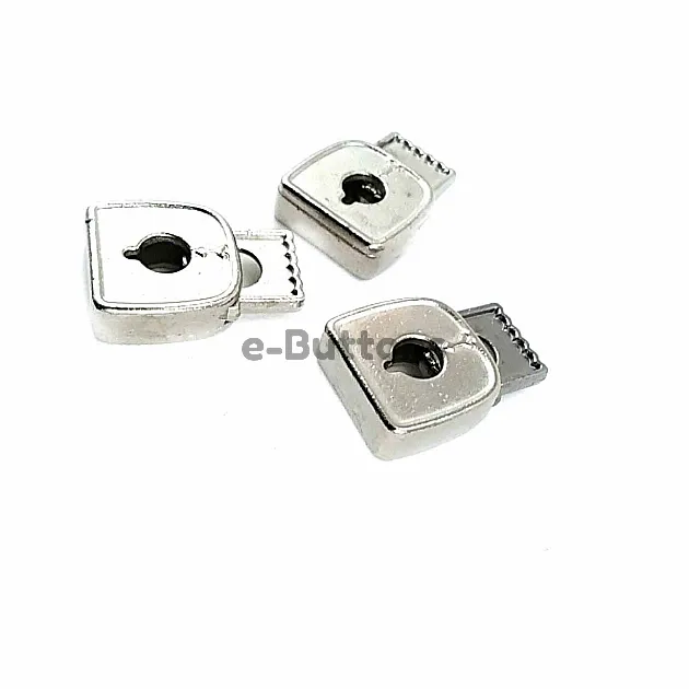Metal Stopper Single Hole 23 x 17 mm tall 6 mm hole diameter B0024