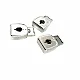 Metal Stopper Single Hole 23 x 17 mm tall 6 mm hole diameter B0024