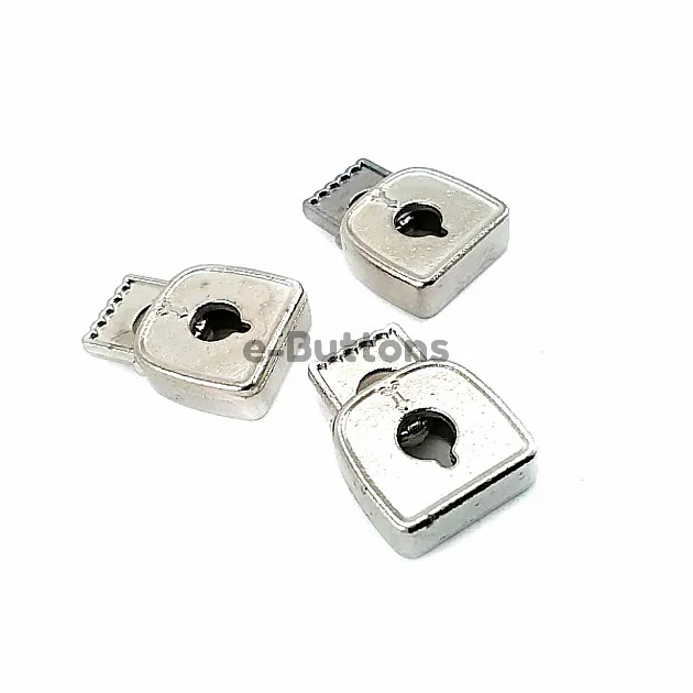 Metal Stopper Single Hole 23 x 17 mm tall 6 mm hole diameter B0024