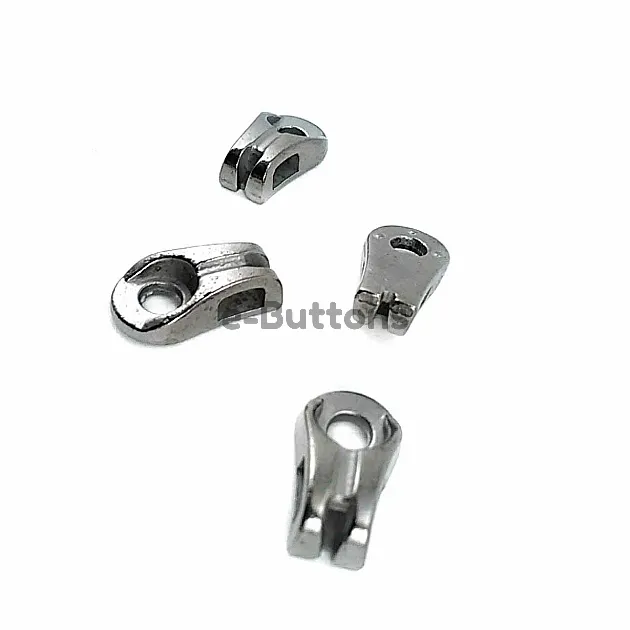 19 x 11 mm Length 5 mm Diameter Metal Cord End  B0025