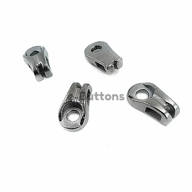 19 x 11 mm Length 5 mm Diameter Metal Cord End  B0025