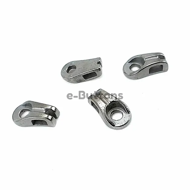 19 x 11 mm Length 5 mm Diameter Metal Cord End  B0025