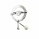 Pearl Silver Color Brooch BRS0009 Pearl Silver Color Brooch BRS0009