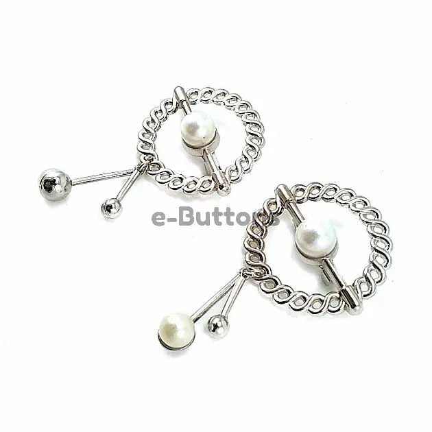 Pearl Silver Color Brooch BRS0009 Pearl Silver Color Brooch BRS0009