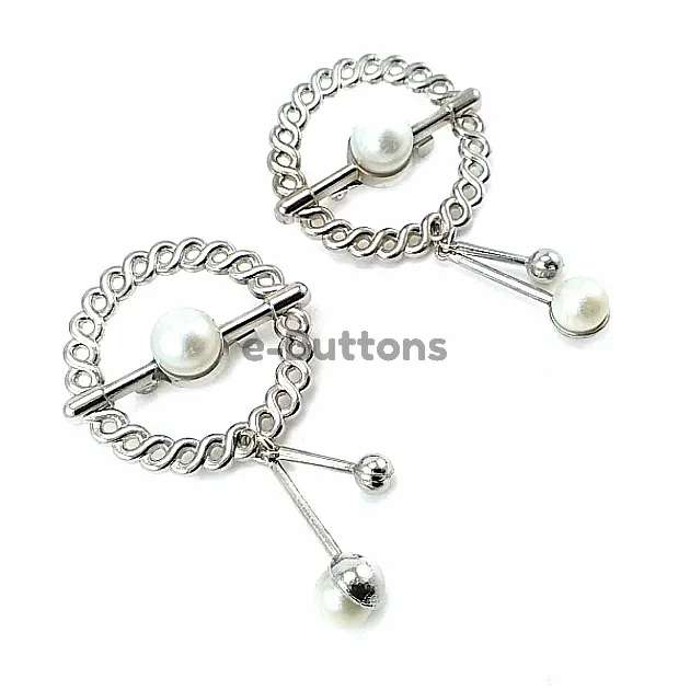 Pearl Silver Color Brooch BRS0009 Pearl Silver Color Brooch BRS0009