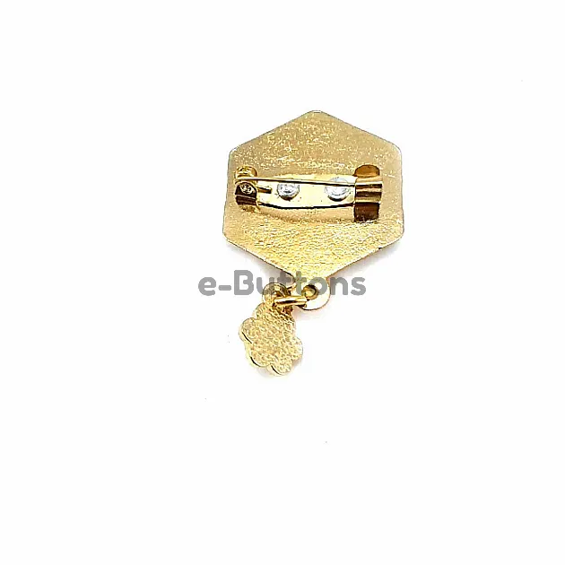 Gold Stylish Brooch BRS0021 Gold Stylish Brooch BRS0021