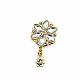 Gold Stylish Brooch BRS0021 Gold Stylish Brooch BRS0021