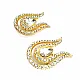 Very Stylish Stone Gold Color Brooch BRS0024