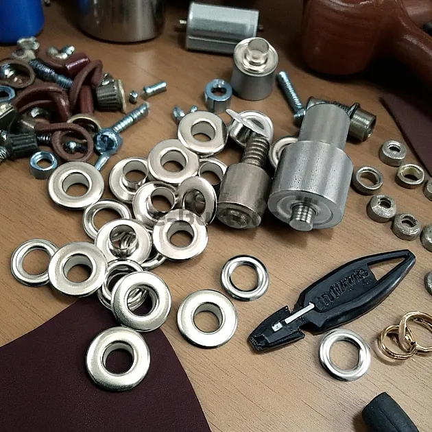 4 No Düz Kuşgözü Geniş Pirinç 6,2 mm Kuşgözü Çakma Aparatı KLP004DUZ