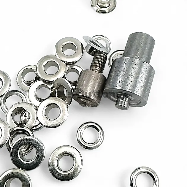 4 No Düz Kuşgözü Geniş Pirinç 6,2 mm Kuşgözü Çakma Aparatı KLP004DUZ
