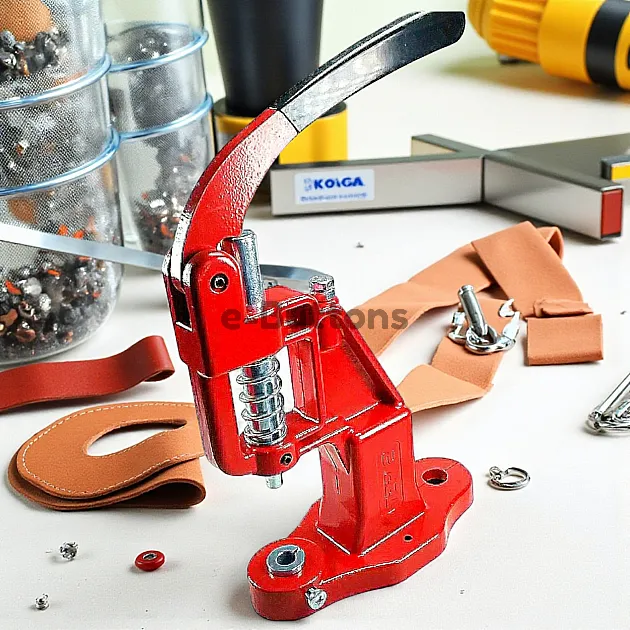 Fastening Machine Eyelet Snap Cloth Coating Button Application Machine M0099