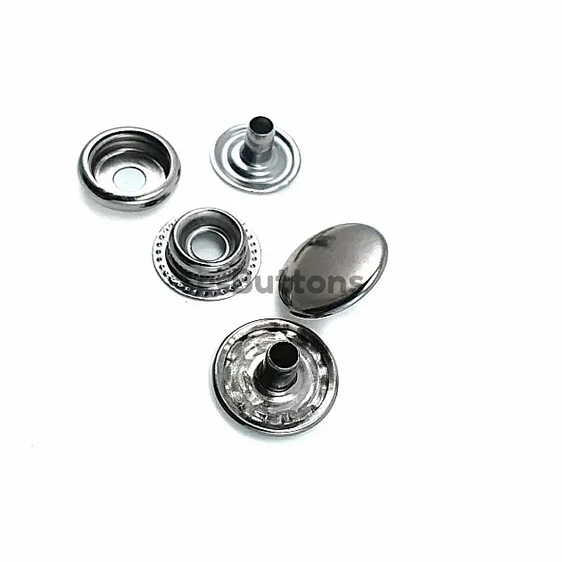 Snap Fasteners 15 mm 61 System Stainless C0004P Snap Fasteners 15 mm 61 System Stainless C0004P