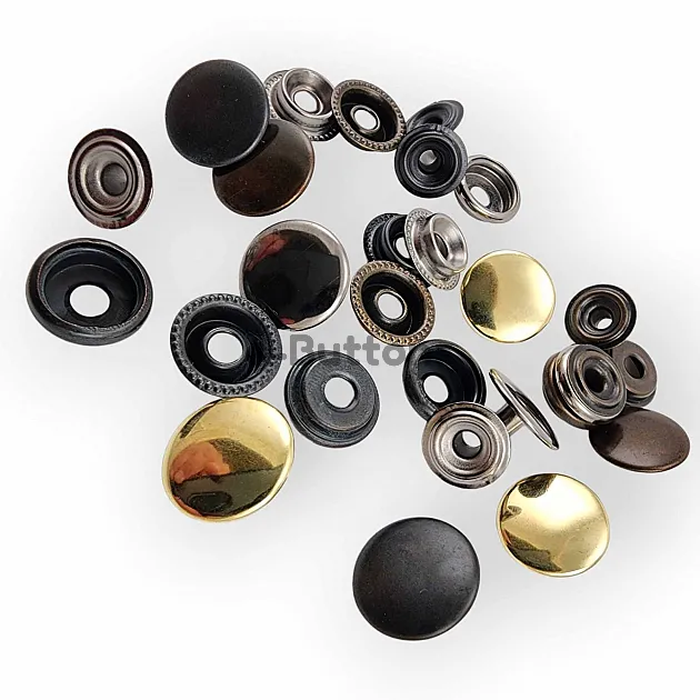 Snap Fasteners 15 mm 61 System Stainless C0004P Snap Fasteners 15 mm 61 System Stainless C0004P