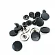 Snap Fastener 16 mm 5/8" Metal Black Coat Snap Buttons C0005 Snap Fastener 16 mm 5/8" Metal Black Coat Snap Buttons C0005