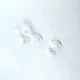 White Plastic Snap Button 9 mm 14 size (250 pcs/Pack) C0010