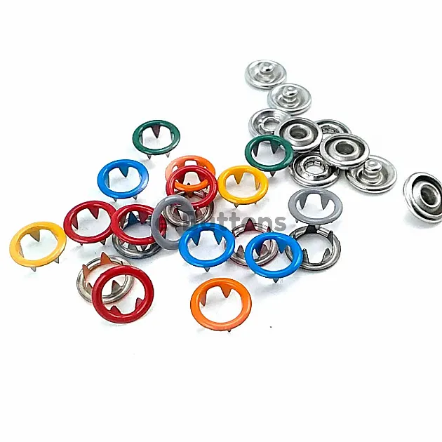 9.5 mm Colored Hole Snap Snaps (1444 pcs /Pack) C0012