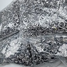 Paslanmaz Delikli Klikıt Çıtçıt 9,5 mm  20 Adet/Packet Bebe Çıtçıtı C0013
