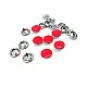 Dyed  Prong Snap Fantenrs 9.5 mm Stainless Buttons C0014