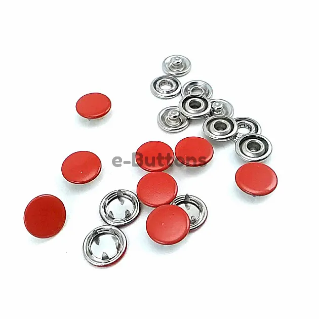 Dyed  Prong Snap Fantenrs 9.5 mm Stainless Buttons C0014