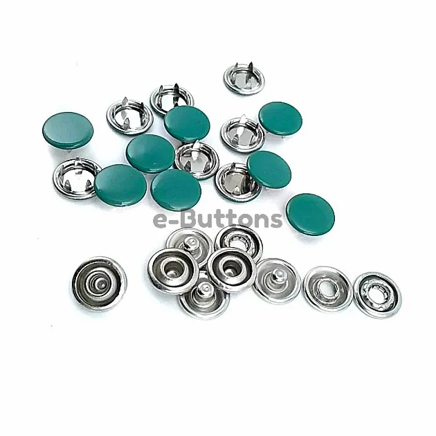 Dyed  Prong Snap Fantenrs 9.5 mm Stainless Buttons C0014