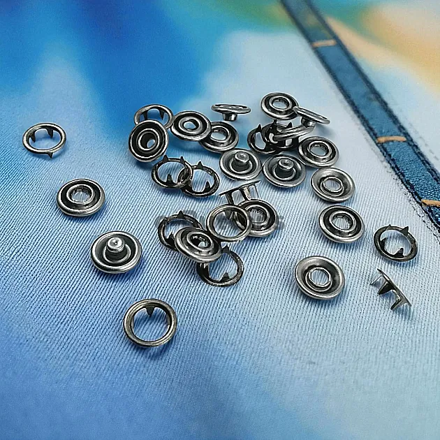 Prong Click Snap Fastener 17L / 13/32" baby Prong snap buttons (1 Gros) 10.5mm C0015