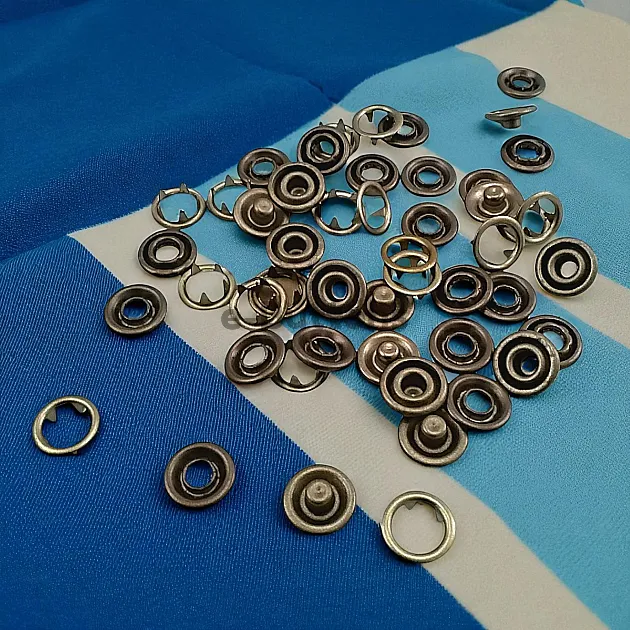 Prong Click Snap Fastener 17L / 13/32" baby Prong snap buttons (1 Gros) 10.5mm C0015