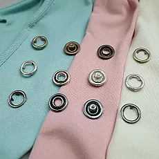 Prong Click Snap Fastener 17L / 13/32" baby Prong snap buttons (1 Gros) 10.5mm C0015