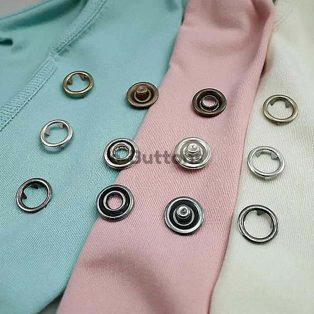 Prong Click Snap Fastener 17L / 13/32" baby Prong snap buttons (1 Gros) 10.5mm C0015